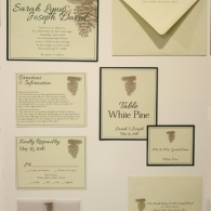Adirondack Wedding Invitations | The Kingsbury Printing Co. | Adirondack Weddings Magazine