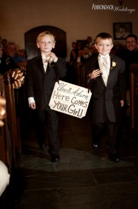 boys with sign