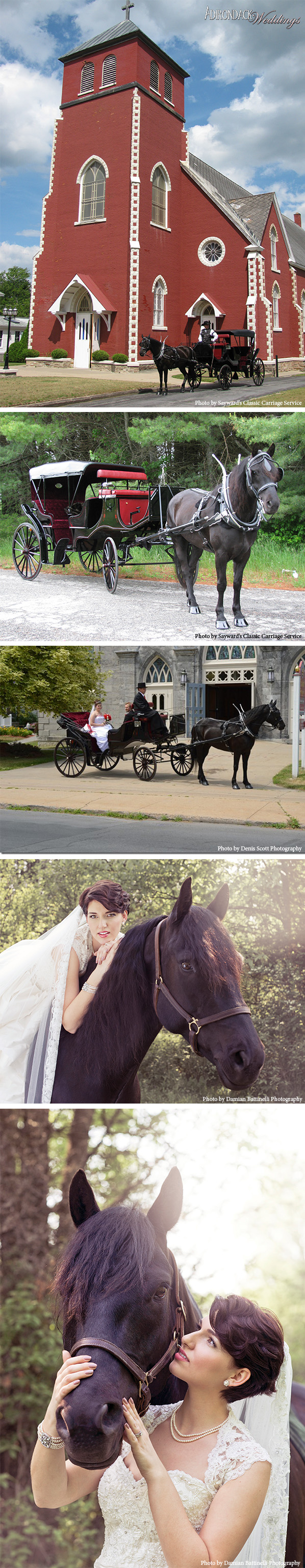 Sayward's Classic Carriage Service | Adirondack Weddings Magazine
