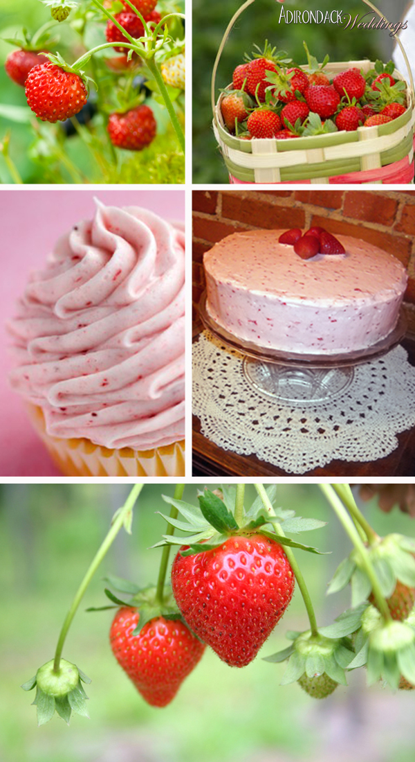 Strawberry Cake | Adirondack Weddings Magazine