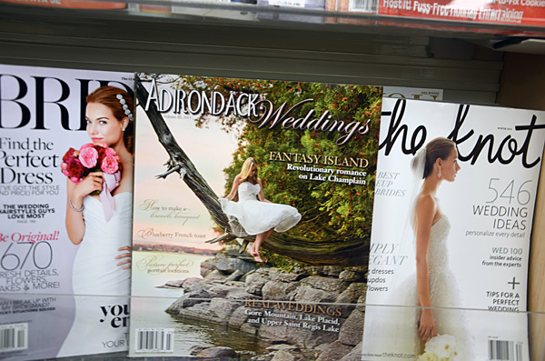 Adirondack Weddings Magazine on Newsstands