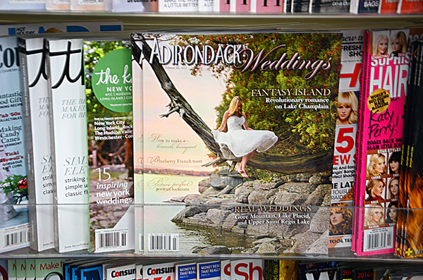 Adirondack Weddings Magazine on Newsstands