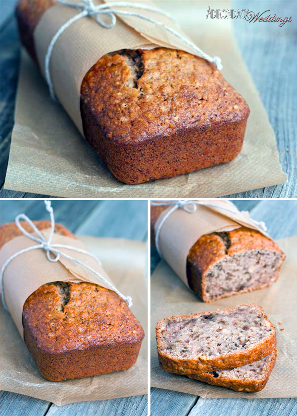 Homemade Banana Bread | Adirondack Weddings Magazine