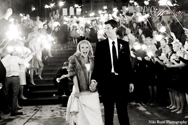 Ideas for an Exit to Remember | Sparklers | Adirondack Weddings Magazine